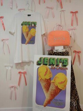 The Hundreds x Jeni’s collab set. Shirt + matching poster
